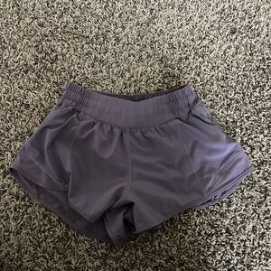 Lululemon hotty hot shorts size 4 purple